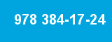 978 384-17-24 978 384-17-24
